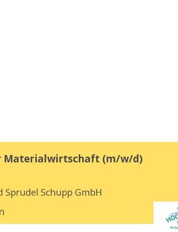 Mitarbeiter Materialwirtschaft (m/w/d) - Schwollen