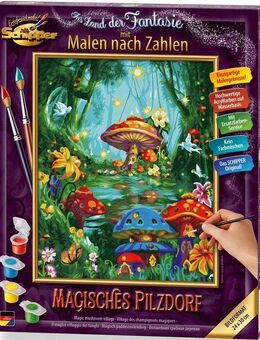 Schipper Malen nach Zahlen Meisterklasse Klassiker - Magisches Pilzdorf, Made in Germany