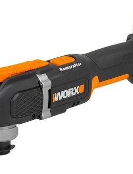 Worx Akku-Multifunktionswerkzeug WX696.9, zum Schneiden, Sägen, Schleifen uvm, ohne Akku & Ladegerät