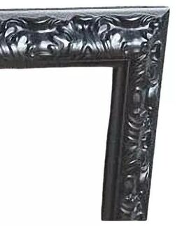 Leerrahmen Bilderrahmen-Holz-Barock-Sondermaße-alle Größen möglich 931 Schwarz - Holzminden