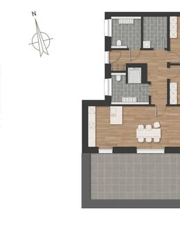 Moderne Mietwohnung in Neuenburg - Wohnung 17 - Zetel