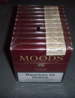 MOODS FILTER 10 x 10 STÜCK ! NEU ! OVP ! - Gronau (Westfalen)