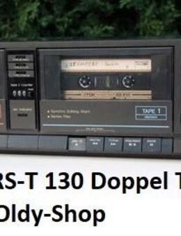 Technics RS-T130 Doppelkassettendeck      Typ: Doppeltes Kompaktkassettendeck Spursystem: 4-Spur, 2-Kanal Stereo - Dübendorf