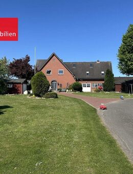 +++ Zuhause im Grünen: Liebevoll saniertes Wohnhaus mit zwei Wohneinheiten in reizvoller landschaftlicher Lage +++ - Bassum