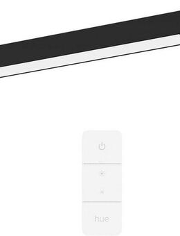 Philips Hue Smarte LED-Leuchte Bundle White & Color Ambiance Centris 4er Spot schwarz, Abschaltautomatik, Bluetooth, CCT - über Fernbedienung, Dimmer, Dimmfunktion, Farbsteuerung, Farbwechsel, Fernbedienung, Infrarot inkl., Leuchtdauer einstellbar,...