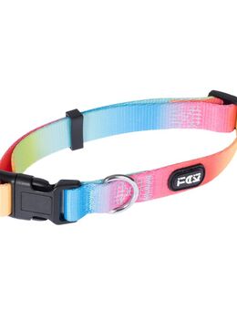 TIAKI Halsband Rainbow - Größe M: ca. 35 - 50 cm Halsumfang