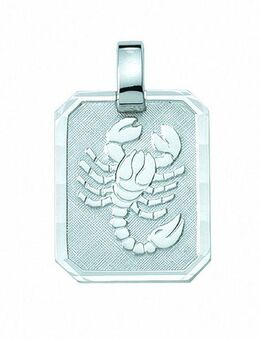 Adelia´s Kettenanhänger Damen & Herren 925 Silber Sternzeichen Anhänger Skorpion, Silberschmuck für Damen & Herren