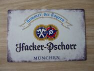 HACKER-PSCHORR BRAUEREI Vintage-Nostalgie Blechschild - Leverkusen