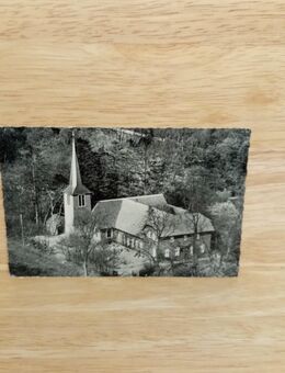 Ansichtskarte-Ak-809-Berrumerfehn-Kirche und Pfarrhaus. - Nörvenich