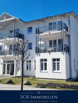 Eigentumswohnung im Ostseebad Sellin: 2 Zimmer, Balkon, große Sonnenterrasse, Stellplatz inkl.! - Sellin (Ostseebad)