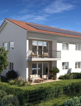 B5 Illertissen in KFW-KNN Bauweise - Wohnen mit Garten! Charmante 3-Zi. Wohnung mit Süd-Ausrichtung - Illertissen