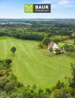 360° | Historisches Hofgut in Alleinlage zwischen Aulendorf und Bad Waldsee mit optionalem Edelholz-Forstbetrieb, Wiese und Hütten (ca. 52 Hektar) - Aulendorf