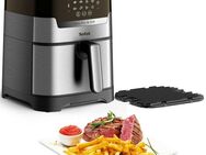 Tefal Fritteuse EY505D Easy Fry & Grill Deluxe, 1400 W, Heißluftfritteuse & Grill, Display, 4,2 L, 8 Kochprogramme, EY505D