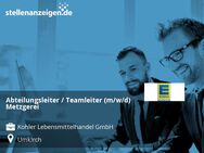 Abteilungsleiter / Teamleiter (m/w/d) Metzgerei - Umkirch