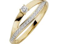 Orolino Fingerring 333/- Gelbgold glanz synth. Zirkonia