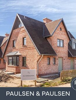 Neubau: Hausteil Süd-West direkt an den Wiesen in Keitum - Sylt