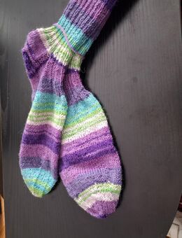 Verkaufe selbstgestrickte Wollsocken. Größe 42 / 43 - Rastatt