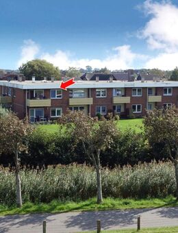 TOP-Lage unmittelbar am Seedeich: 2-Zimmer-Wohnung im OG mit PKW-Stellplatz in Friedrichskoog-Spitze - Friedrichskoog
