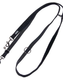 Nomad Tales Blush Hundeleine, ebony - 200 cm lang, 20 mm breit
