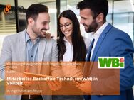 Mitarbeiter Backoffice Technik (m/w/d) in Vollzeit - Ingelheim (Rhein)