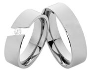 Partnerringe Edelstahl PE318 - Aholming
