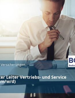 Angestellter Leiter Vertriebs- und Service Zentrum (m/w/d) - Freiburg (Breisgau)