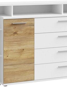 FORTE Kombikommode MAYACUS, modernes Sideboard, Stauraum, 4 Schubkästen, trendiges Dekor