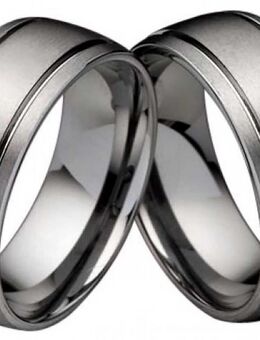 Moderne 7mm breite Wolframringe W113 - Aholming