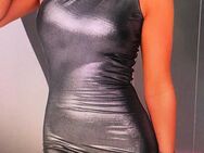 Hawthaw Bodycon Mini Kleid Dark Grau Gr. M - Augsburg