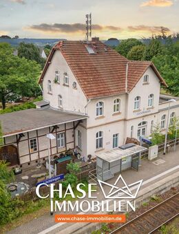 Rentables Mehrfamilienhaus der besonderen Art - Umgebauter Bahnhof in Höxter, Lüchtringen! - Höxter