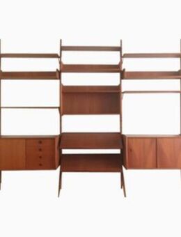 Mid Century Ergo Teak Modular Wall Unit John Texmon Blindheim 60s - Hamburg Hamburg-Nord