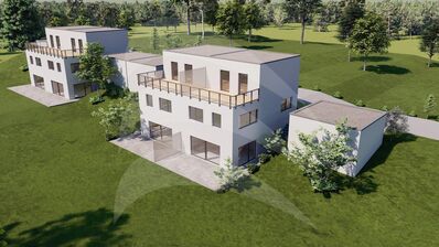 KfW40 Neubau: Traumhafte Doppelhaushälfte mit Dachterrasse im Baugebiet Neukirchen am Inn