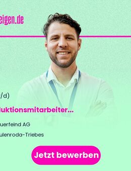 Produktionsmitarbeiter (m/w/d) - Zeulenroda-Triebes