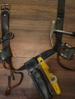 Leder-Werkzeuggürtel Skypro, Gerüstbau-Set, gebraucht, NP 150 € - Dörpen