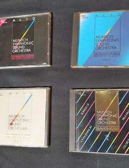 Disc-compact v. MSSO "Munich Symphonic Sound Orchestra" Ausgaben 1 - 4 komplett - Simbach (Inn) Zentrum