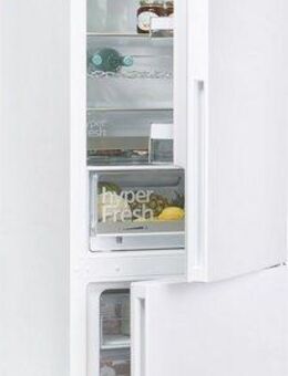 SIEMENS Kühl-/Gefrierkombination KG39EAWCA, 201 cm hoch, 60 cm breit, lowFrost, hyperFresh Schublade, bigBox, LED-Licht, Flaschenregal