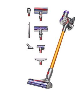 DYSON Akku-Hand-und Stielstaubsauger V8 Absolute, 425 W, beutellos, Haarentwirrungstechnologie, bis zu 40 Minuten Laufzeit