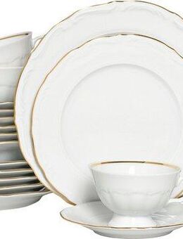 CreaTable Kombiservice Maria Theresia, Kombi-Service 30-tlg (30-tlg), 6 Personen, Porzellan, Traditionelle Porzellanform
