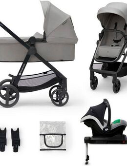 Kinderkraft Kombi-Kinderwagen NEWLY 4IN1 MINK PRO, (Set)