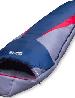 EXPLORER Mumienschlafsack Grönland Camping Schlafsack 230x82x55cm Outdoor warm (0°C bis -23°C Frühling/Sommer/Herbst/Winter Reise Festival), kombinierbar 1900g