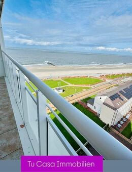 Glück hat 4 Buchstaben - MEER -Wohnung mit Balkon + mega Meerblick - Norderney