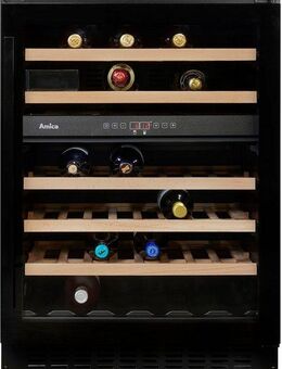 Amica Weinkühlschrank WK 341 110-1 S / WBB 4661 ADB,für 45 Standardflaschen á 0,75l, Standkühlschrank