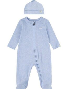 Levi's® Kids Neugeborenen-Geschenkset LVN FOOTED COVERALL & HAT SET (Set, 2-tlg) UNISEX