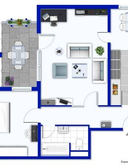 Kapitalanleger aufgepasst! 2 Zimmerwohnung in gepflegter Anlage - Leimen (Baden-Württemberg)