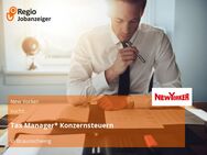 Tax Manager* Konzernsteuern - Braunschweig