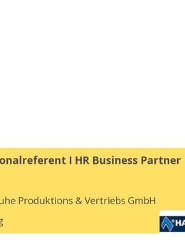 Senior Personalreferent I HR Business Partner (m/w/d) - Mainburg