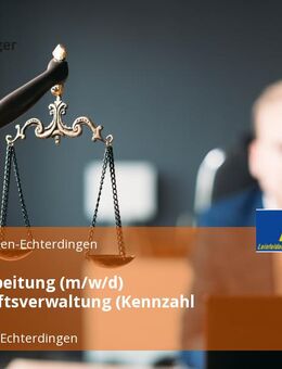 Sachbearbeitung (m/w/d) Unterkunftsverwaltung (Kennzahl 50108) - Leinfelden-Echterdingen