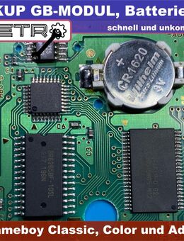 Spielstand BACKUP für Gameboy Module (GB, GBC) Service, Game Boy - Hainichen Zentrum
