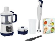 Tefal Stabmixer HB55W4 Yummy Gourmet Babynahrungszubereiter, 600 W, inkl. Stabmixer, Spatel, Messbecher, Keramikvorratsbehälter,Rezeptbuch