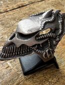 Totenkopfring Silber William L.Griffiths Biomechanical Skull Ring in 50672